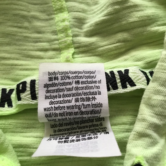 VS Pink - Oversized Green Hoodie - Picture 8 of 8